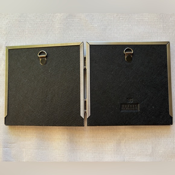 Burnes of Boston ENGRAVEABLE baby picture frame. Pewter “4x4” embossed bear. - Picture 10 of 12